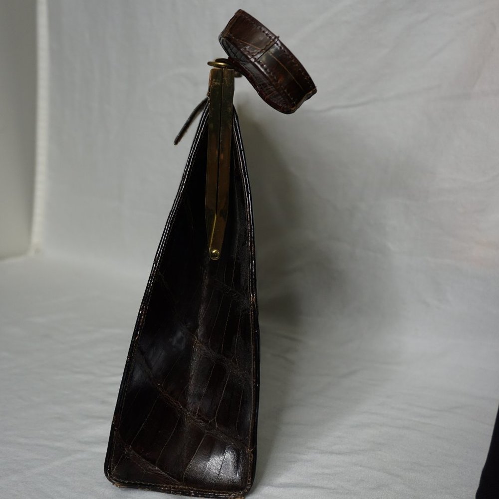 Vintage EUC Sterling Alligator Bag - Picture 4 of 11